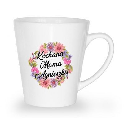 Kubek latte na dzień matki Kochana Mama + imię